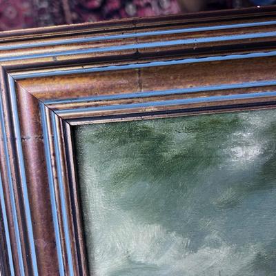 Sea Scape Oil on Canvas Painting 