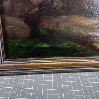 Sea Scape Oil on Canvas Painting 