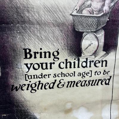 Antique Poster "The Children's Year" 
