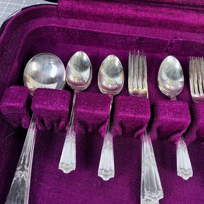LENOX Silver Plate in FABULOUS LUCITE BOX 