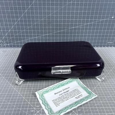LENOX Silver Plate in FABULOUS LUCITE BOX 