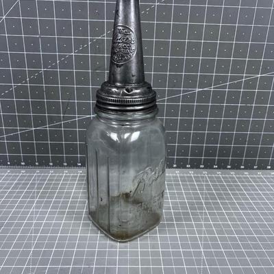MASTER Manufacturing Oil Spout with Ball Jar 