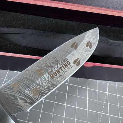 American Mint "White Tail" Antler Handle Knife