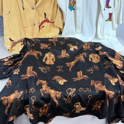 Lot of 3 Western Wear Tops 