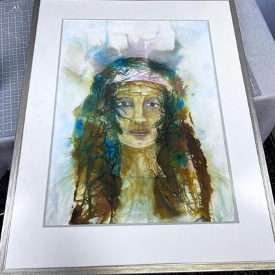 Water Color Titled: CHILD WITHIN By Helen Wheel