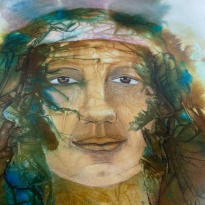 Water Color Titled: CHILD WITHIN By Helen Wheel