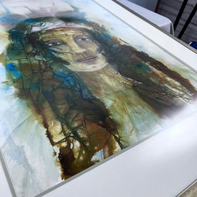 Water Color Titled: CHILD WITHIN By Helen Wheel