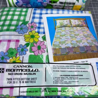 Vintage Colorful Sheets 
