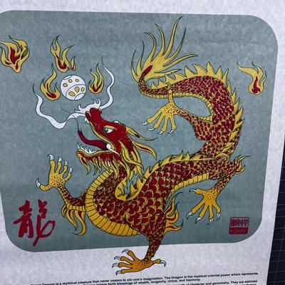 "YEAR OF THE DRAGON" Poster from 1988