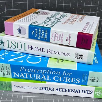4 Homeopathic BOOKS, Alternative Affordable Health Care 