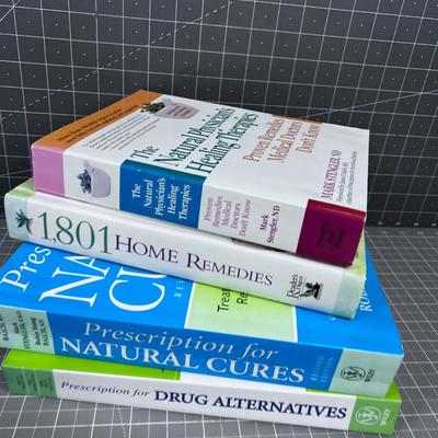 4 Homeopathic BOOKS, Alternative Affordable Health Care 