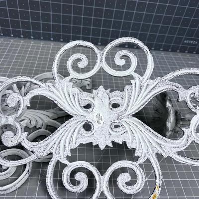 Cast Iron Candle Wall Sconce 