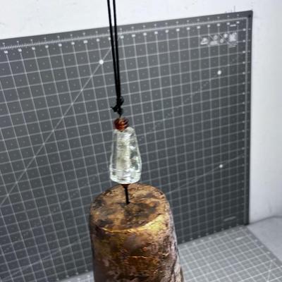 Copper and Glass Wind Chime Bell 