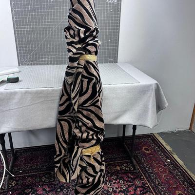 Bolt of Zebra Pattern Fabric (Upholstery Grade) 