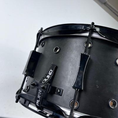 Pork Pie Drum with Stand Black 