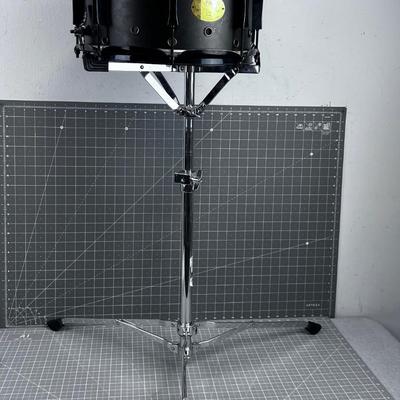 Pork Pie Drum with Stand Black 