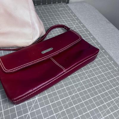 Lot of 3 Fashion Leather Purses, Vintage  
