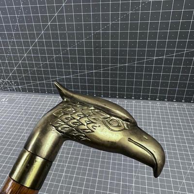 Brass Eagle Headed Cane