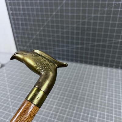 Brass Eagle Headed Cane