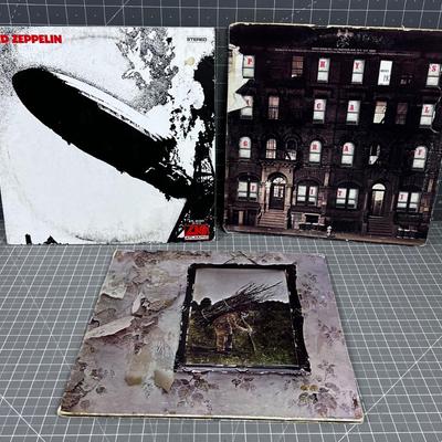 3 Led Zeppelin Albums 