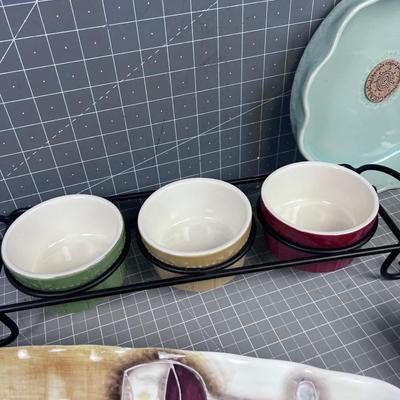 Huge Lot of Ceramics Serving Stuff Stoneware, Studio Art and Toco making Assistance. 