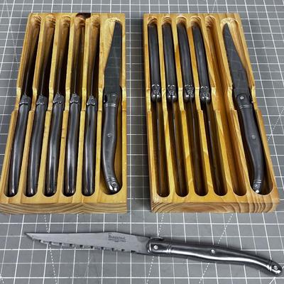 BARNTHAL STEAK KNIVES (12) NICE!!!