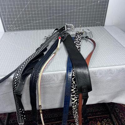 Large Lot of Belts with the Nice Hanger