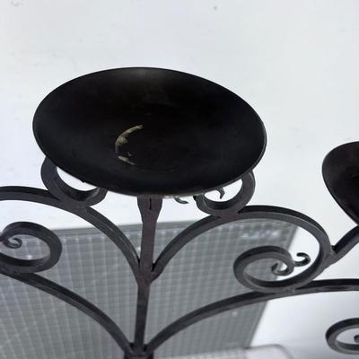 Wrought Iron Candle Holder