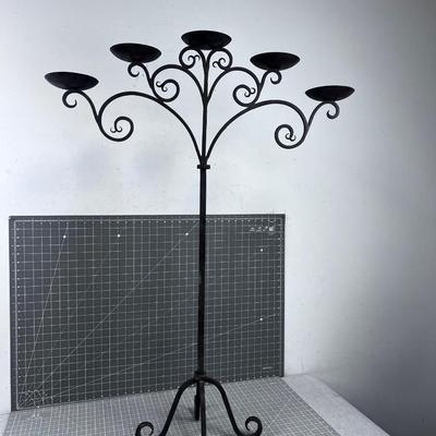 Wrought Iron Candle Holder
