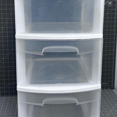Plastic Storage Bin on ROLLIES 