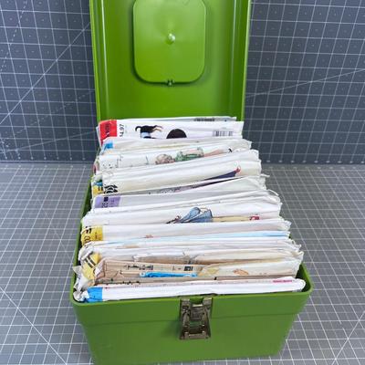 Box full of  Patterns of Children's & Teen Size Clothing