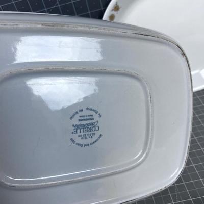 5 Pieces of CORELLE & Corning ware with Lids
