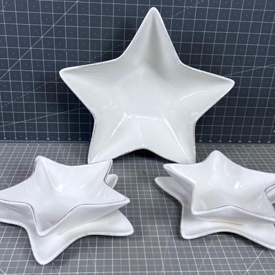 Star Dishes from Pottery Barn 