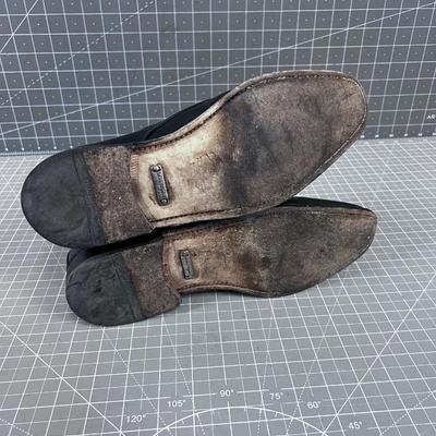 Salvatore Ferragamo MADE IN ITALY Black Leather Men's Shoe