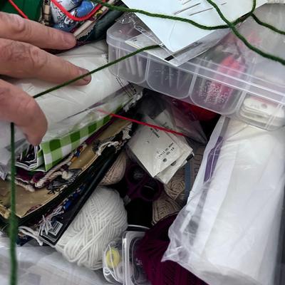 Yarn, Floss: Crafting and knitting etc. GIANT TUB 