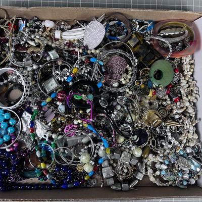 Tray of Costume Jewelry 