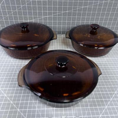 3 Piece Anchor Hocking Baking Dish Set