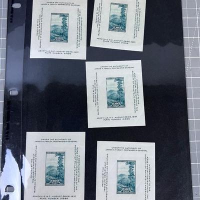 Antique / Vintage Postage Stamps 5 Stamps