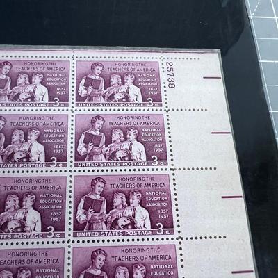 Sheet of 3 Cent Stamps