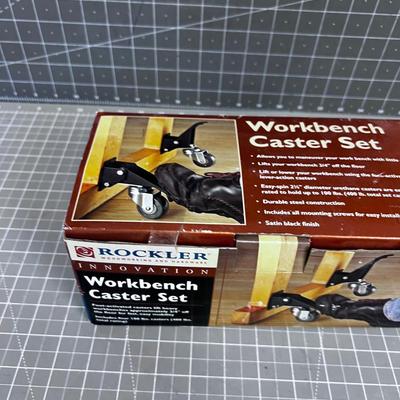 Rockler Workbench Caster Set NEW in the BOX