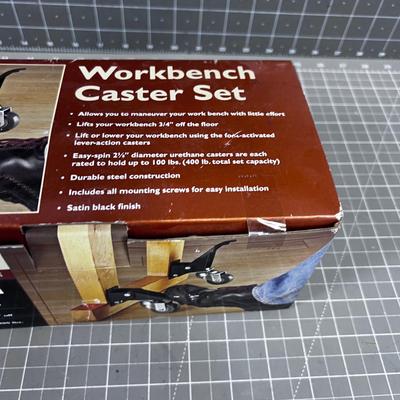 Rockler Workbench Caster Set NEW in the BOX