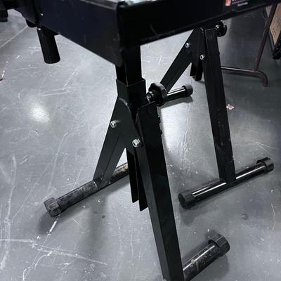 Pair of NICE Adjustable Height Work Benches with Rollers