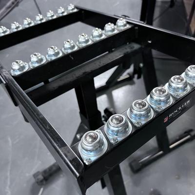 Pair of NICE Adjustable Height Work Benches with Rollers
