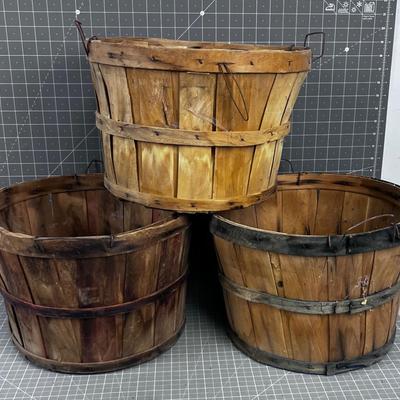 3 Fruit Baskets 