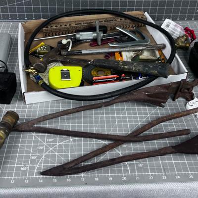 Tray of Garage Clean-Out