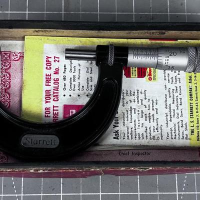 Starrett No. 436 2" Micro Meter