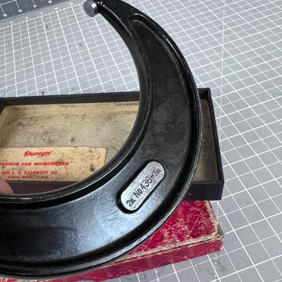 Starrett No. 436 3" Micro Meter
