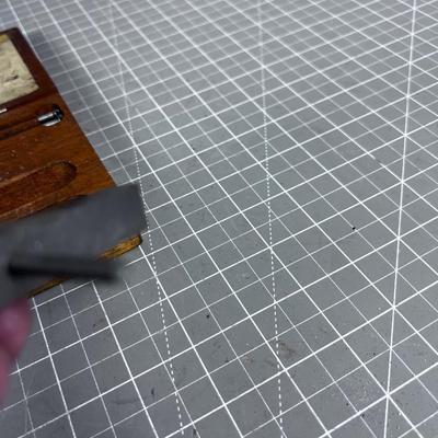 Lufkin No. 513 Depth Guage, In Wood Case