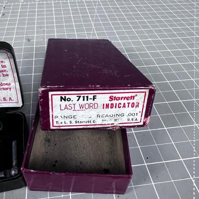 Starrett No. 711 Dial Indicator 