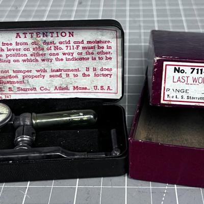 Starrett No. 711 Dial Indicator 